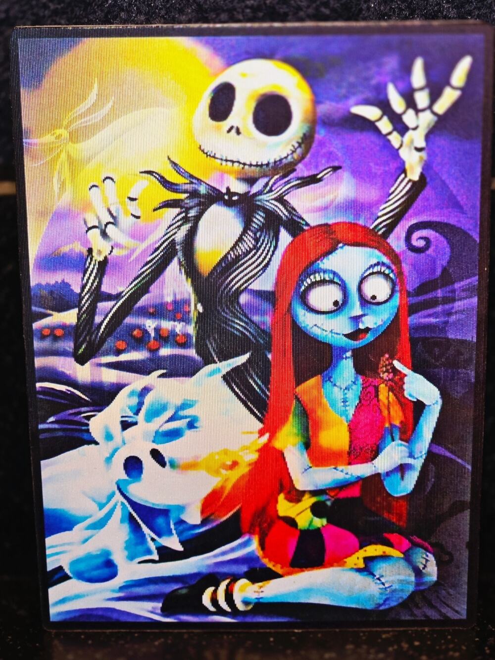 Nightmare Before Christmas Sally Jack 3D Motion Lenticular Car Decal Sticker